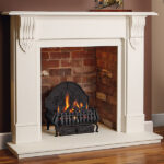 victorian corbel fireplace surround