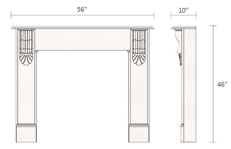 victorian corbel aegean drawing
