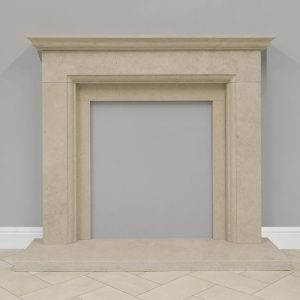 Windsor Montelo Beige Limestone Fireplace Surround