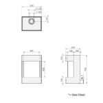 bellfires gas 45 45 panoramic sizes dimensions