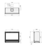 bellfires smart bell 80 60 gas fire dimensions