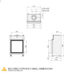 bellfires topsham small 3 gas fire