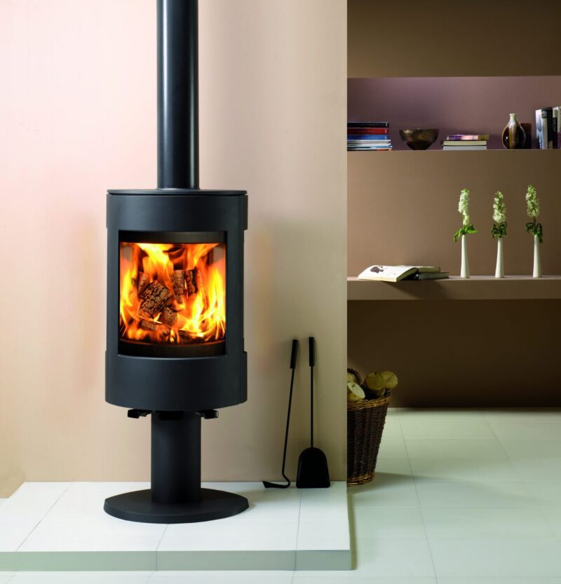 Dovre Astroline 3CB with pedestal Matt Black 2 e1562849055247
