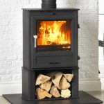Fireline FP5W Wide Stove On Log Store Crop