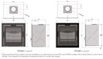 Fireline FPi5W Eco Inset Stove Sizes