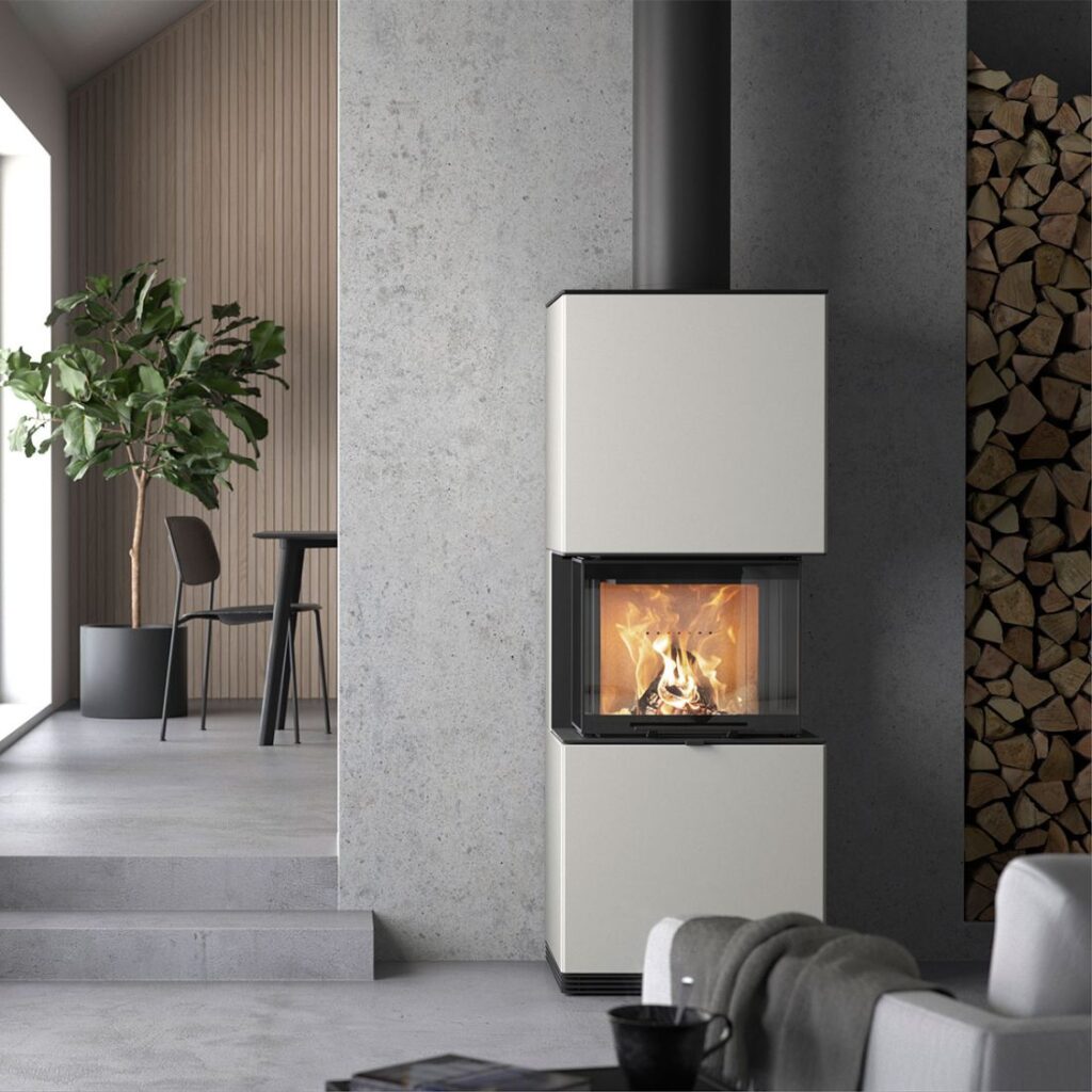 contura i61 artstone wit schoorsteen