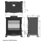 purevision cpv5w slim slimline classic stove