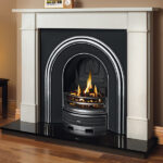 victorian classic aegean limestone fireplace surround