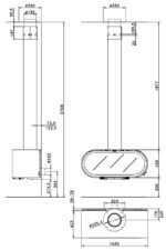 Rocal D8 Wall Mounted Wood Stove