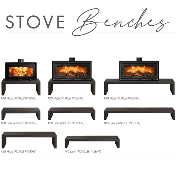 Stovax Studio 2 Freestanding Bench Options