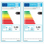 Stovax Vogue Small T Wood Multifuel Energy Labels