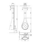 rocal drop dimensions