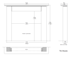 Chesneys Murano Limestone Fireplace Surround Sizes And Dimensions