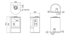 balsa 75 gas stove dimensions