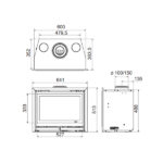 wanders square 60g inset gas fire