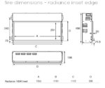 Gazco Radiance 105R Sizes Gazco Radiance 105R Sizes