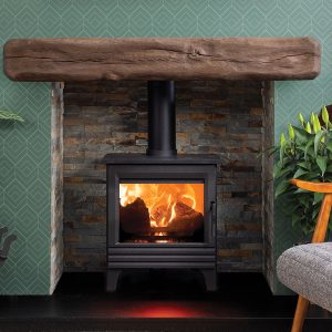 Great Non Combustible Timber Effect Fireplace Beam