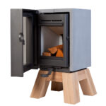 Wanders Oak Wood Stove Concrete Detail2