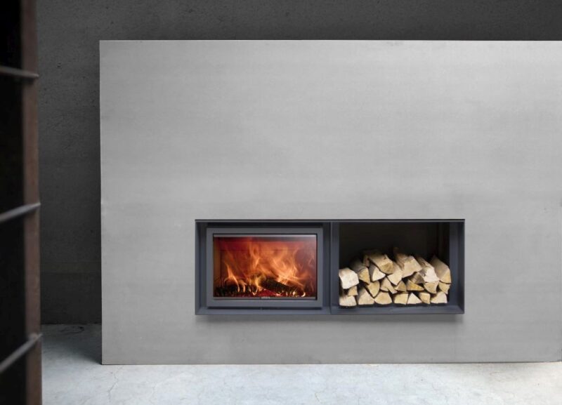 stuv 16 in insert bois cadre range buches integre 5753