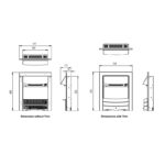 wraith electric fire dimensions