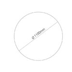 circular glass hearth drawing