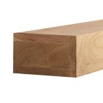 hollow solid oak shelf