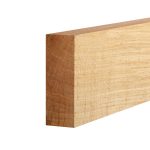 large fascia solid oak fireplace beam