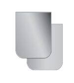 semi circle glass hearth image 1