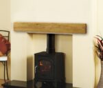 solid oak hollow beam