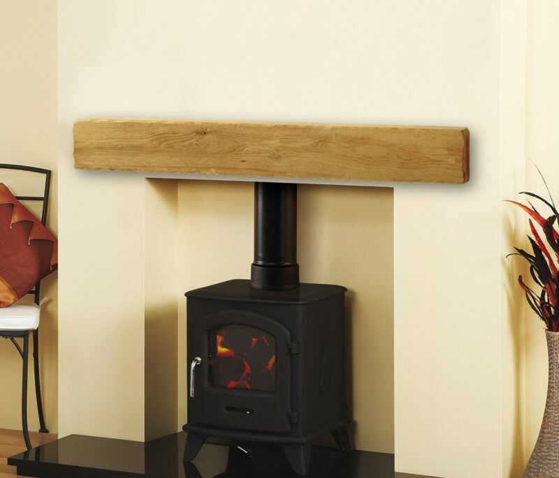 solid oak hollow beam