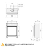 bellfires topsham 3 large dimensions