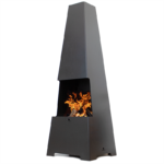 black extra large chiminea