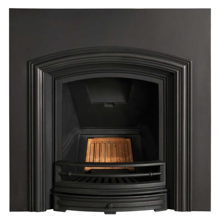 Stovax Alexandra Edwardian Black Cast Fireplace Insert - Bonfire