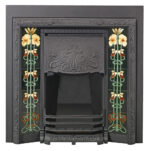 art nouveau tiled convector lb3