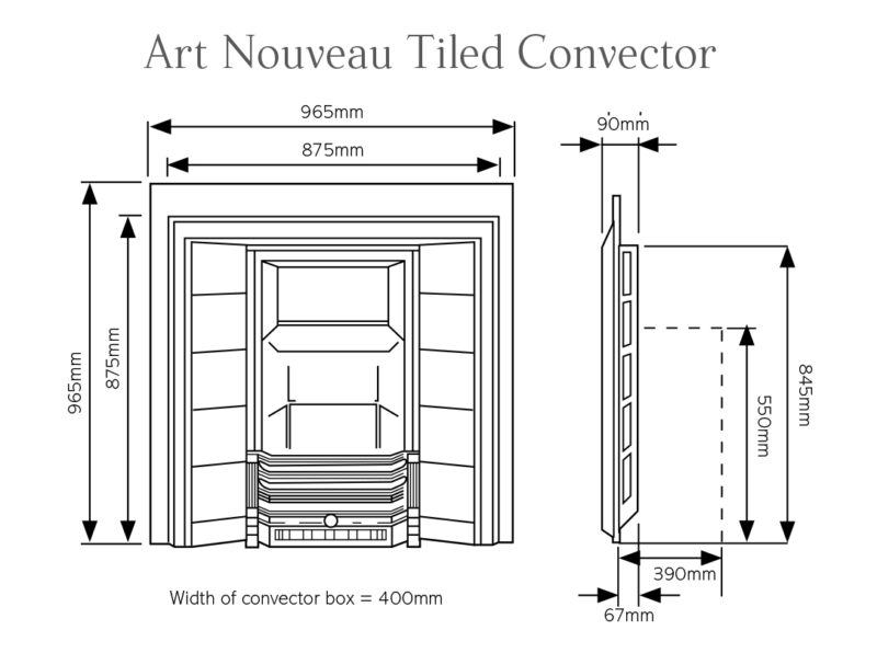 art tiled convector 1