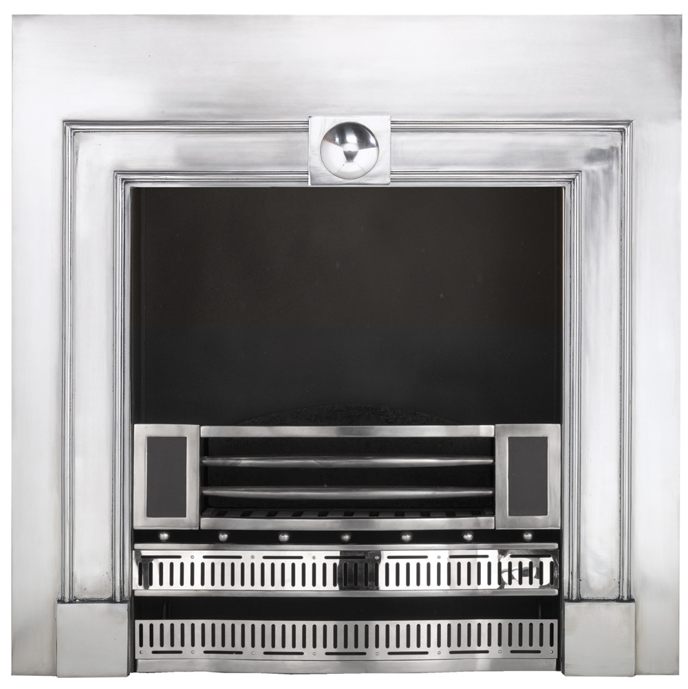 Stovax Kensington Black / Polished Fireplace Insert — Bonfire