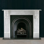 the victorian corbel limestone fireplace surround