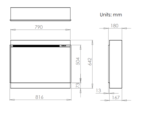 iRange i790e Slimline Engine Drawing