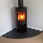 quadrant honed granite hearth 1