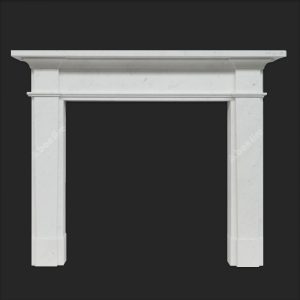 Epsom Volakas Marble Fireplace Surround Honed