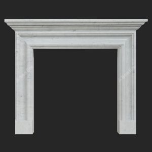 Salisbury Bolection Bianca Carrara Natural Marble Fireplace Surround Polished