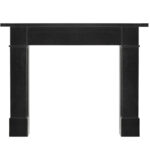 flat victorian granite fireplace surround