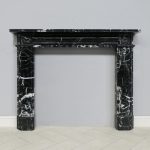 regency bullseye natural marble fireplace surround