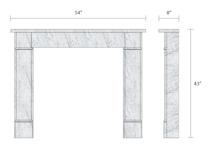 victorian classic carrara drawing