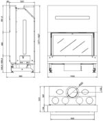 Rocal G450 Built In Wood Fire Frontal
