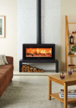 Studio Air 2 Freestanding With Black Trim And Optional Reverse Door Hanging Kit on 140 high bench Portrait lb