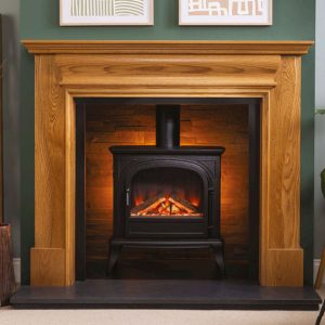 charlotte oak fireplace surround