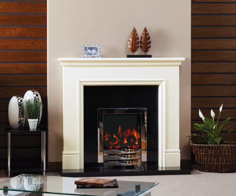 derry painted fireplace surround