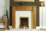 janine fireplace mantel