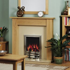 justine solid oak fireplace mantel 1